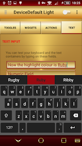 Ruby & Gold Theme for Xperia 1.6.5 screenshot 16