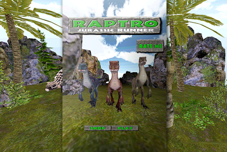 3D Jurassic Raptor Run Land 1.5 screenshot 1