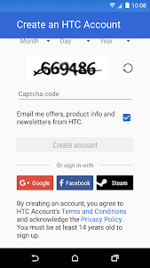 HTC Account—Services Sign-in 8.70.1104999 screenshot 3