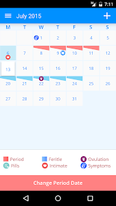 Menstrual Calendar  screenshot 1