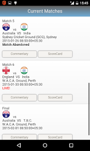 Live Cricket Commentary 1.2 screenshot 2