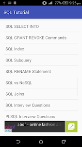 SQL &PL-SQL Tutorial 1.0 screenshot 3