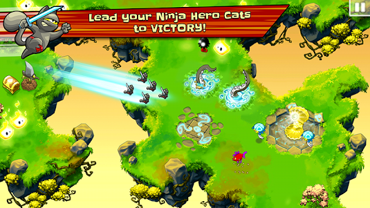 Ninja Hero Cats  screenshot 1