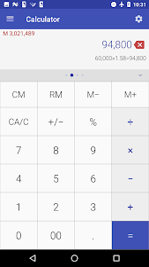 Calculator 1.0.6 screenshot 2