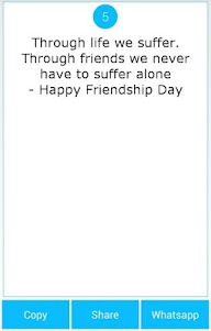 Happy Friendship Day Quotes 1.0 screenshot 1
