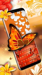 Orange Butterfly Keyboard 10001002 screenshot 1
