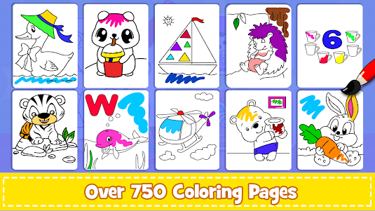 Coloring Games & Coloring Kids 6.4 screenshot 1