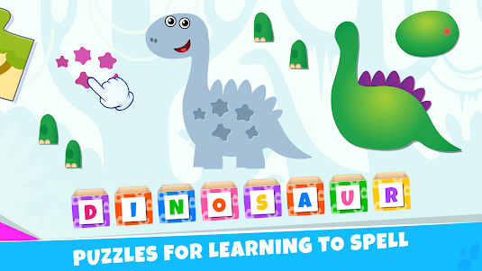 Bini Dino Puzzles for Kids!  screenshot 10