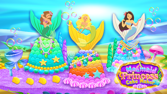 Mermaid Glitter Cake Maker 2.5 screenshot 5