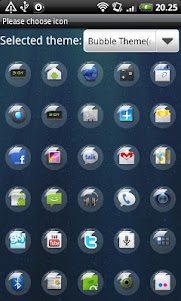 Bubble GO Launcher EX Theme 1.3 screenshot 3