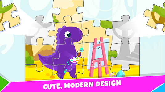 Bini Dino Puzzles for Kids!  screenshot 9