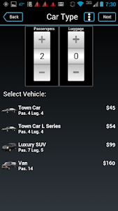 New App Car & Limo 1.0.1 screenshot 5