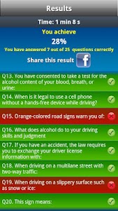 Drivers Ed - DMV Permit Test 1 screenshot 3