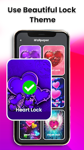 Heart Zipper Lock Screen 13.0 screenshot 7