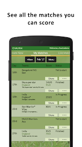 Chauka Cricket Scoring App 2.11 screenshot 3