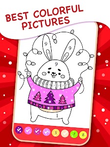 Christmas Coloring Book By Num 3.0 screenshot 11