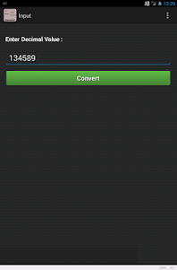 Binary Octal Hex Dec Converter 1.0 screenshot 2
