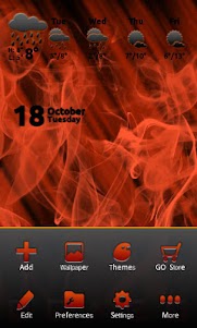 Smoke and Fire Go Launcher EX 1.0 screenshot 4