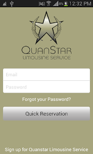 QuanStar Limousine Service 1.0 screenshot 1