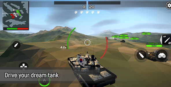 Poly Tank 2: Battle Sandbox 2.0.4 screenshot 1