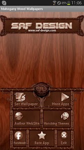 Mahogamy Wood GO Launcher EX 1.15 screenshot 7