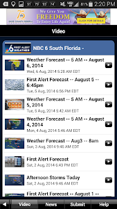 NBC 6 South Florida Weather 2.8.3 screenshot 4