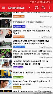 Freader1 - Formula Racing News 0.9.8.1 screenshot 1