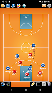 Coach Tactic Board: Basketball 1.6 screenshot 1