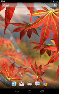 Autumn Tree Live Wallpaper 1.4 screenshot 1
