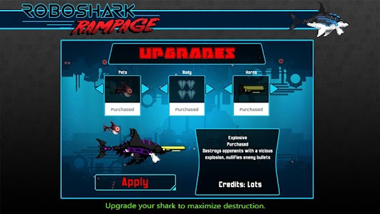 Robo Shark Rampage 1.0 screenshot 2
