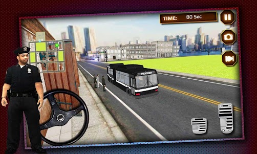 Crime City Police Bus Sim 1.1 screenshot 11