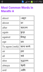 learn English  Marathi course 0.0.1 screenshot 4