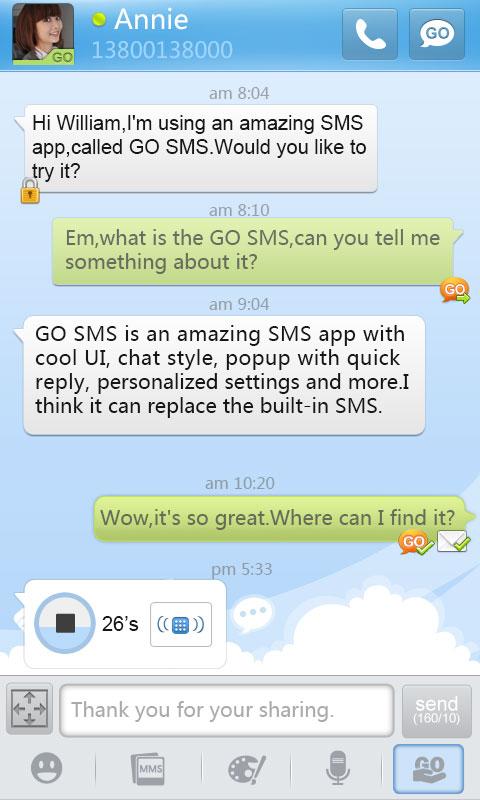 Chat sms android go How to