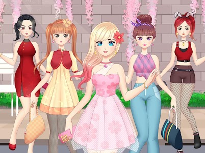 Anime Girls Dress up Games 1.0.7 screenshot 17