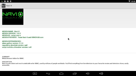 XBMC/KODI ADDONS EXPLORER 4.9 screenshot 9