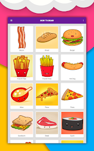 How to draw cute food by steps 3.2 screenshot 15