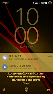 Ruby & Gold Theme for Xperia 1.6.5 screenshot 11