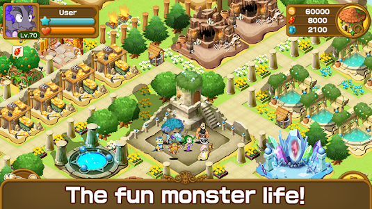 Monster Life -City Sim Game 1.4.14 screenshot 1