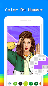 Pixel Art Adult Color Number  screenshot 3