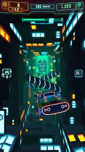 Neon Flytron: Cyberpunk Racer 1.9.3 screenshot 2