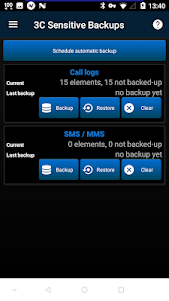 3C Sensitive Backups 1.6.1 screenshot 2