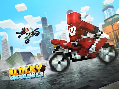 Blocky Superbikes Race Game 2.11.45 screenshot 13