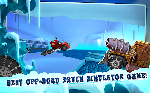 Ice Road Truck Driving Race  screenshot 15