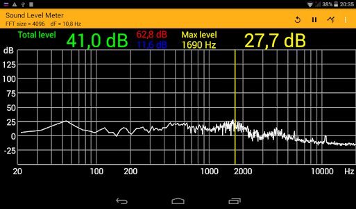 Sound Level Meter 1.5.2 screenshot 4