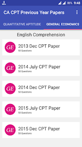 CA CPT Previous Year Papers 1.3 screenshot 4