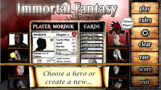 Immortal Fantasy: Cards RPG 5.5 screenshot 1
