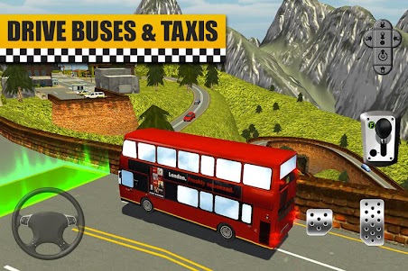 Bus & Taxi Driving Simulator 1.4 screenshot 3