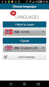 Learn Norwegian - 50 languages 14.0 screenshot 1