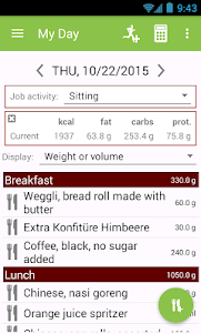 Calorie counter - Swiss 1.5.2 screenshot 3