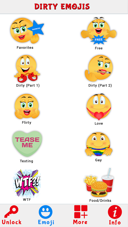 flirty emojis for android